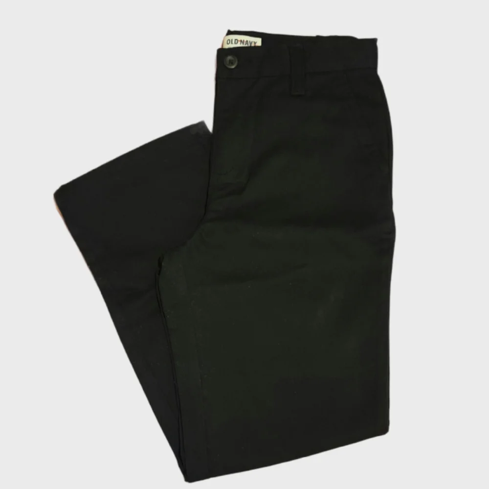 Old Navy | Boy's Straight Uniform Black Pants | Size 10 Husky | NWT | BRAND NEW